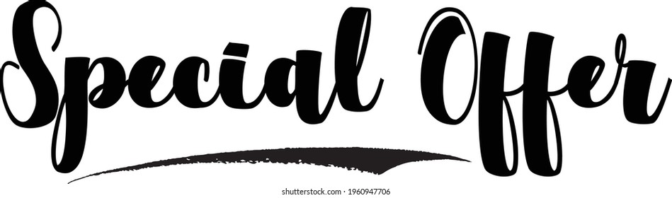 Special Offer Bold Typography Text For Sale Banners Flyers and Templates