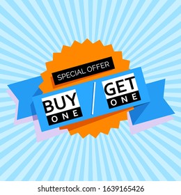 Special Offer Buy One Get One 