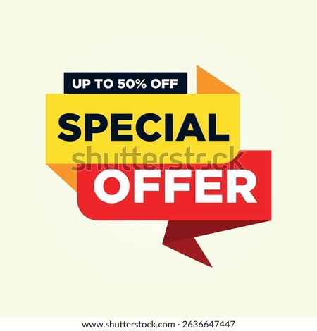 Special Offer: Captivatingly designed offer banner that draws attention and entices potential customers, highlighting savings and a limited-time opportunity.	