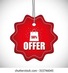Special offer concept label with sale icons, vector illustration 10 eps graphic.