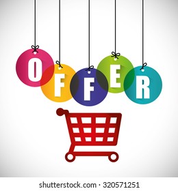 Special Offer concept and sale icons design, vector illustration 10 eps graphic.