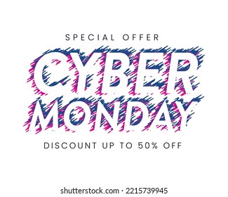 Special Offer Cyber Monday Icon Isolated