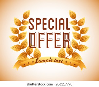 special offer design, vector illustration eps10 graphic 