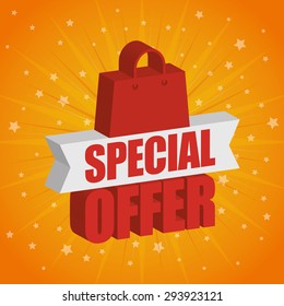 Special offer design, vector illustration eps 10.