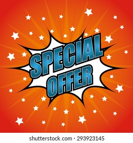 Special offer design, vector illustration eps 10.