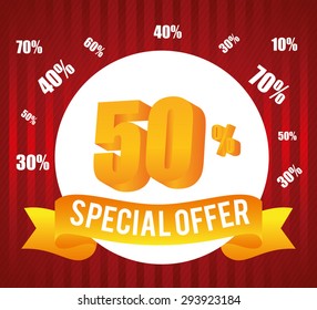 Special offer design, vector illustration eps 10.