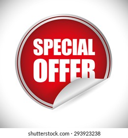 Special offer design, vector illustration eps 10.