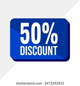 Special offer discount up to 50 percent, banner template design with down arrow, special offer flash sale promotion. vector template illustration