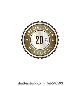 special offer discount label