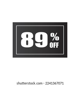 Etiqueta de descuento de oferta especial con un porcentaje de venta diferente. porcentaje de la placa de reducción de precios de promoción de diseño emblema conjunto de ilustración vectorial aislado en fondo blanco