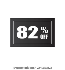 Etiqueta de descuento de oferta especial con un porcentaje de venta diferente. porcentaje de la placa de reducción de precios de promoción de diseño emblema conjunto de ilustración vectorial aislado en fondo blanco