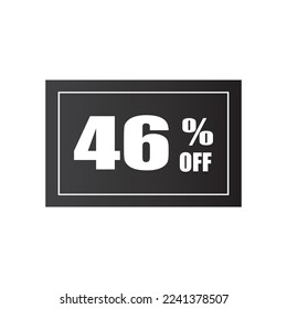 Etiqueta de descuento de oferta especial con un porcentaje de venta diferente. porcentaje de la placa de reducción de precios de promoción de diseño emblema conjunto de ilustración vectorial aislado en fondo blanco