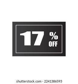 Etiqueta de descuento de oferta especial con un porcentaje de venta diferente. porcentaje de la placa de reducción de precios de promoción de diseño emblema conjunto de ilustración vectorial aislado en fondo blanco