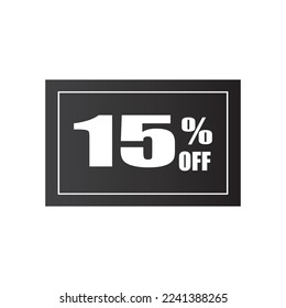 Etiqueta de descuento de oferta especial con un porcentaje de venta diferente. porcentaje de la placa de reducción de precios de promoción de diseño emblema conjunto de ilustración vectorial aislado en fondo blanco