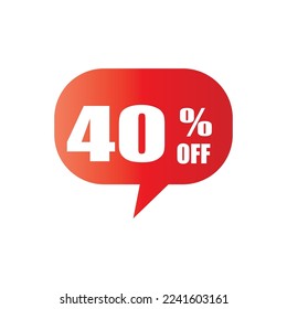 Etiqueta de descuento de oferta especial con un porcentaje de venta diferente. porcentaje de la placa de reducción de precios de promoción de diseño emblema conjunto de ilustración vectorial aislado en fondo blanco
