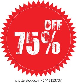 Oferta especial etiqueta de descuento con diferente porcentaje de venta. 10, 20, 30, 70, 50 por ciento de descuento en el Precio