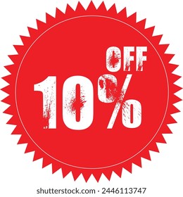 Oferta especial etiqueta de descuento con diferente porcentaje de venta. 10, 20, 30, 70, 50 por ciento de descuento en el Precio