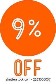 Special offer discount label with Flat sales Vector percent off price reduce badge promotion design vector illustration isolated on white background