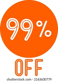Etiqueta de descuento de oferta especial con Vector de venta plana porcentaje de descuento de precio reducir el diseño de promoción de placa ilustración vectorial aislado en fondo blanco