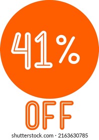 Etiqueta de descuento de oferta especial con Vector de venta plana porcentaje de descuento de precio reducir el diseño de promoción de placa ilustración vectorial aislado en fondo blanco
