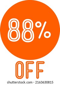 Special offer discount label with Flat sales Vector percent off price reduce badge promotion design vector illustration isolated on white background