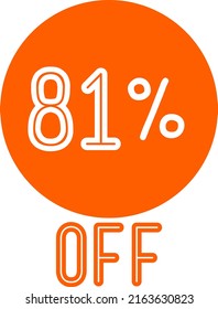 Etiqueta de descuento de oferta especial con Vector de venta plana porcentaje de descuento de precio reducir el diseño de promoción de placa ilustración vectorial aislado en fondo blanco