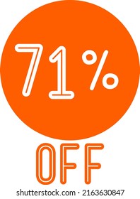 Special offer discount label with Flat sales Vector percent off price reduce badge promotion design vector illustration isolated on white background