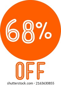 Special offer discount label with Flat sales Vector percent off price reduce badge promotion design vector illustration isolated on white background