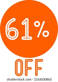 Etiqueta de descuento de oferta especial con Vector de venta plana porcentaje de descuento de precio reducir el diseño de promoción de placa ilustración vectorial aislado en fondo blanco