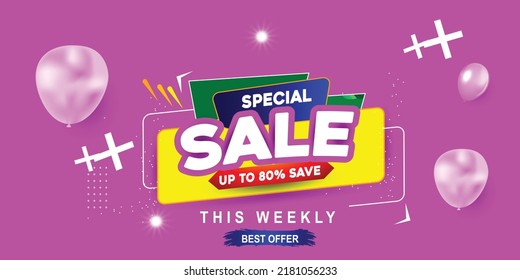 Special offer discount on weekend promotion Banner. Mega discount with reduction Special offer Illustration. limited time Final super sale vector Poster template.
Extra bonus during sale vector Design
