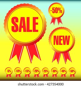 Special offer discounts vector graphics