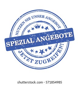 Special Offer Enjoy Our Offer German Stock Vector (Royalty Free ...