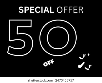 Special Offer Fifty Percent Off