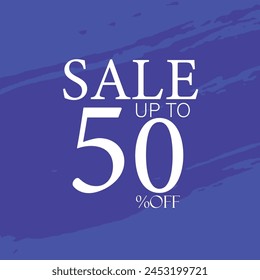 Special offer final sale banner, up to 50% off. Vector illustration. vector design purple color background 
