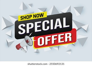 Etiqueta especial de venda final. Modelo de design de banner para marketing. Promoção de ofertas especiais ou varejo. banner de fundo design gráfico moderno para loja, loja online, site, página inicial

