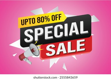 Special offer final sale tag. Banner design template for marketing. Special offer promotion or retail. background banner modern graphic design for store shop, online store, website, landing page

