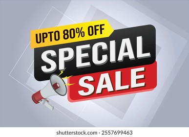 Special offer final sale tag. Banner design template for marketing. Special offer promotion or retail. background banner modern graphic design for store shop, online store, website, landing page

