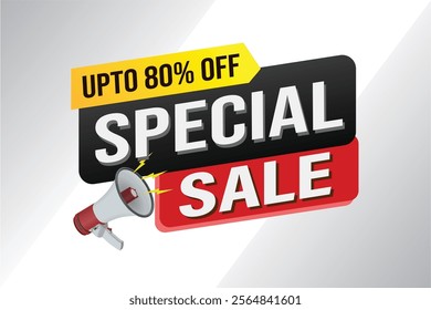 Special offer final sale tag. Banner design template for marketing. Special offer promotion or retail. background banner modern graphic design for store shop, online store, website, landing page

