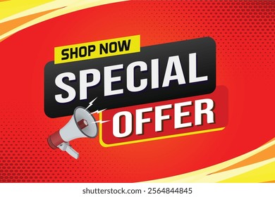 Special offer final sale tag. Banner design template for marketing. Special offer promotion or retail. background banner modern graphic design for store shop, online store, website, landing page

