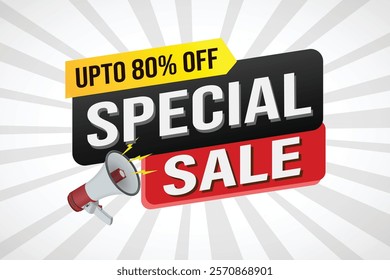 Special offer final sale tag. Banner design template for marketing. Special offer promotion or retail. background banner modern graphic design for store shop, online store, website, landing page

