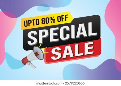 Special offer final sale tag. Banner design template for marketing. Special offer promotion or retail. background banner modern graphic design for store shop, online store, website, landing page

