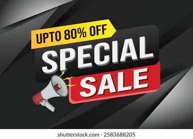 Special offer final sale tag. Banner design template for marketing. Special offer promotion or retail. background banner modern graphic design for store shop, online store, website, landing page

