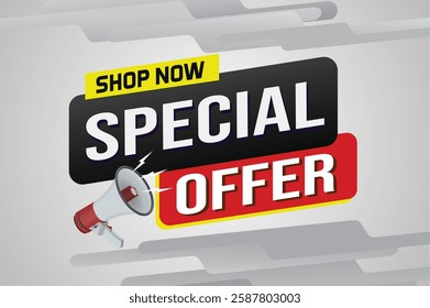 Special offer final sale tag. Banner design template for marketing. Special offer promotion or retail. background banner modern graphic design for store shop, online store, website, landing page

