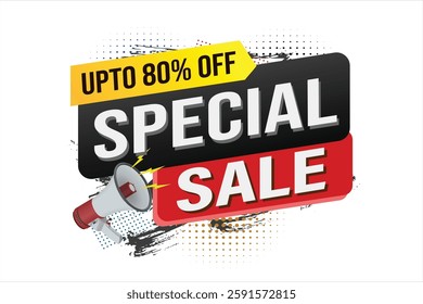 Special offer final sale tag. Banner design template for marketing. Special offer promotion or retail. background banner modern graphic design for store shop, online store, website, landing page

