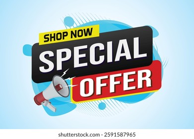 Special offer final sale tag. Banner design template for marketing. Special offer promotion or retail. background banner modern graphic design for store shop, online store, website, landing page

