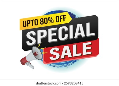 Special offer final sale tag. Banner design template for marketing. Special offer promotion or retail. background banner modern graphic design for store shop, online store, website, landing page

