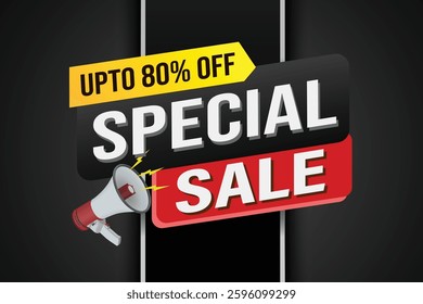 Special offer final sale tag. Banner design template for marketing. Special offer promotion or retail. background banner modern graphic design for store shop, online store, website, landing page

