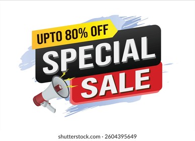 Special offer final sale tag. Banner design template for marketing. Special offer promotion or retail. background banner modern graphic design for store shop, online store, website, landing page

