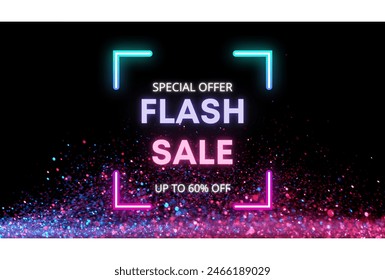 Special offer flash sale up to 60% off