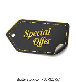 Special Offer golden Vector Icon Design